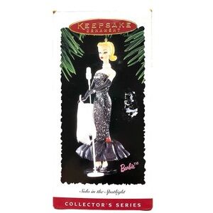 NWT Barbie ornament Solo in the Spotlight Christmas 1995 NEW IN BOX